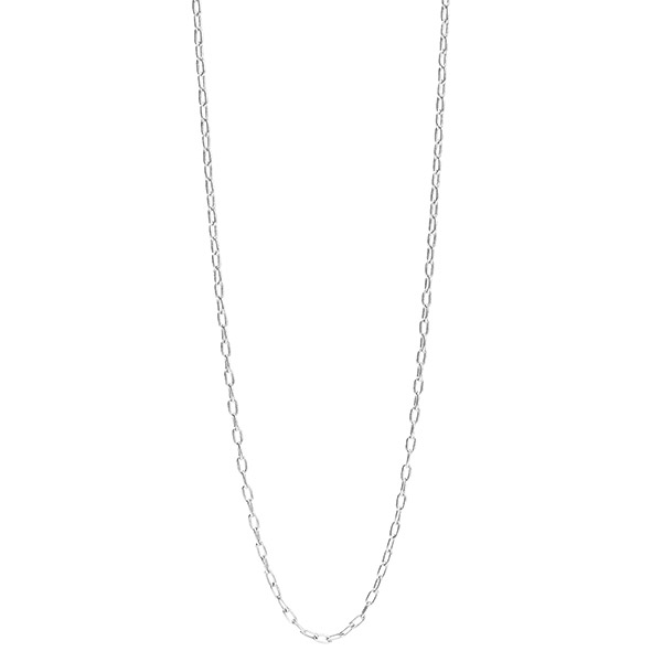 Halskette, Gliederkette, Mix&Match, 45+5 cm, versilbert / CONTIGO Fairtrade Onlineshop