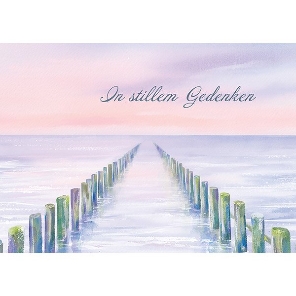 Grußkarte M In stillem Gedenken / CONTIGO Fairtrade Onlineshop