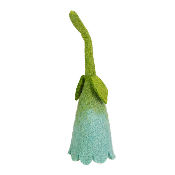 Eierwärmer TULPE blau, Wollfilz / CONTIGO Fairtrade Onlineshop