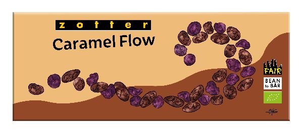 Zotter Genüsse - Caramel Flow 70g  BIO / CONTIGO Fairtrade Onlineshop