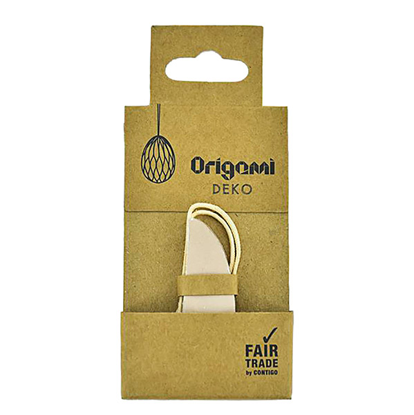Papierdeko Osterei ORIGAMI, klein, 5cm, rosa, Papier / CONTIGO Fairtrade Onlineshop