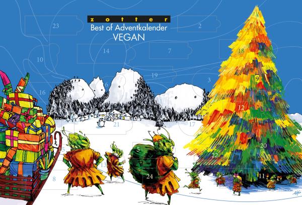 Zotter - Adventkalender Best of, 300g  BIO vegan / CONTIGO Fairtrade Onlineshop