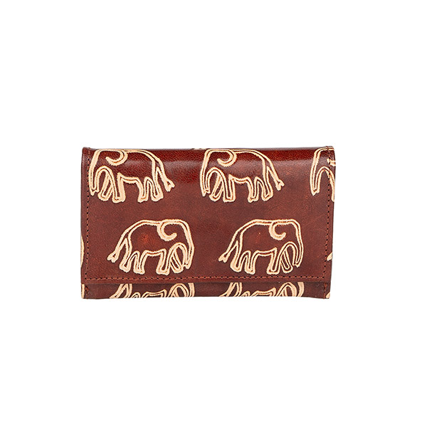 Schlüsseletui ELEFANT, Ziegenleder / CONTIGO Fairtrade Onlineshop