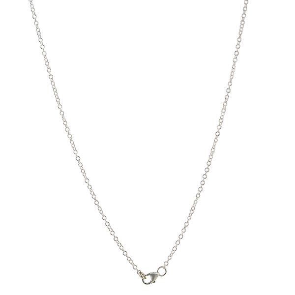 Halskette SILVER GOTAS mit gebürsteter Struktur, Silber / CONTIGO Fairtrade Onlineshop
