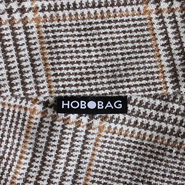 Tasche HOBOBAG CHELSEA, weiß-braun Tweed, Wollmix / CONTIGO Fairtrade Onlineshop