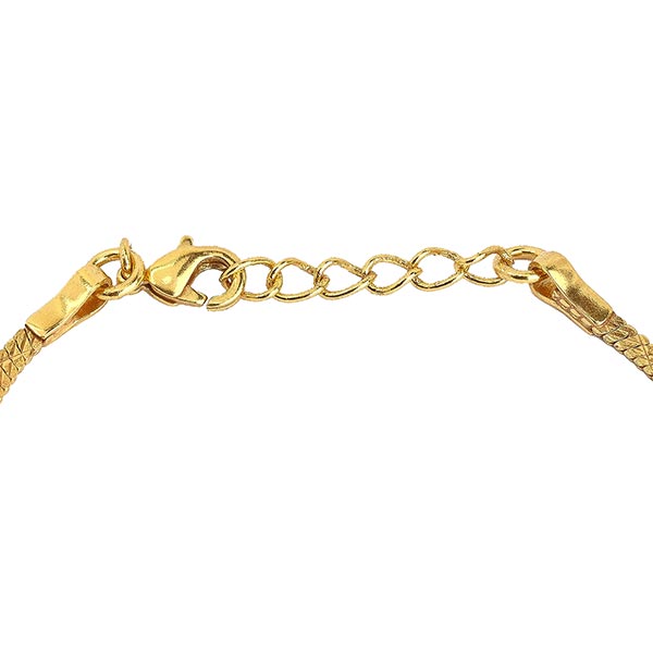 Halskette SNAKE CHAIN, 35 + 5 cm, 22K vergoldet / CONTIGO Fairtrade Onlineshop