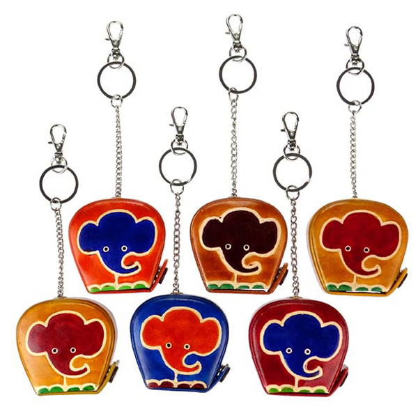 Schlüsselanhänger ELEFANT Ziegenleder / CONTIGO Fairtrade Onlineshop