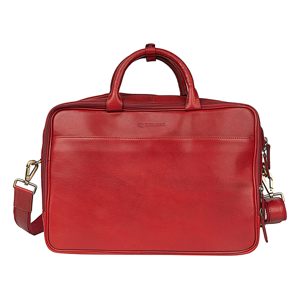 Aktentasche SPORTY rot, Ziegenleder
