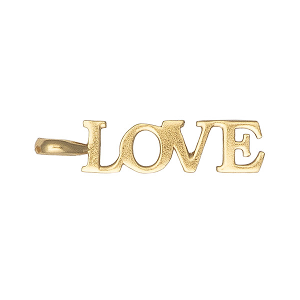 Anhänger, LOVE, Mix&Match, 22K vergoldet / CONTIGO Fairtrade Onlineshop