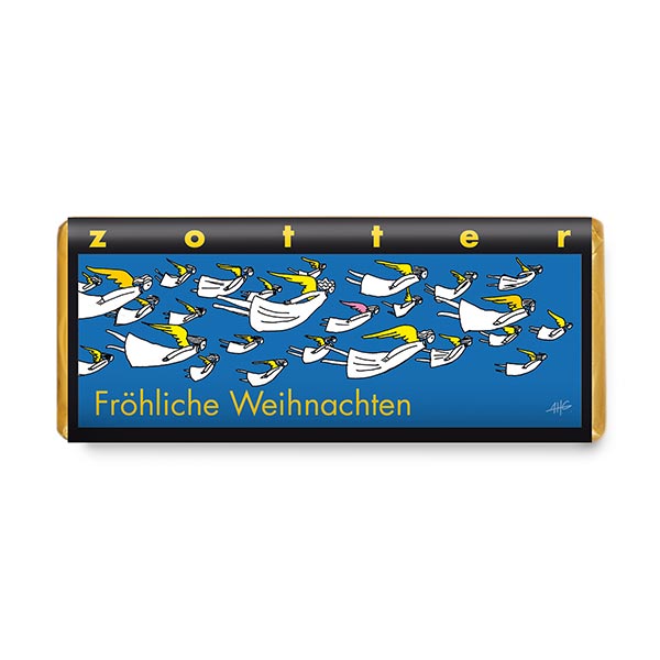 Zotter - Fröhliche Weihnachten 70g BIO / CONTIGO Fairtrade Onlineshop