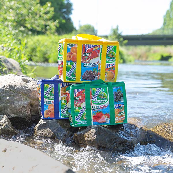 Saftpack UPCYCLING Kühltasche, bunt / CONTIGO Fairtrade Onlineshop