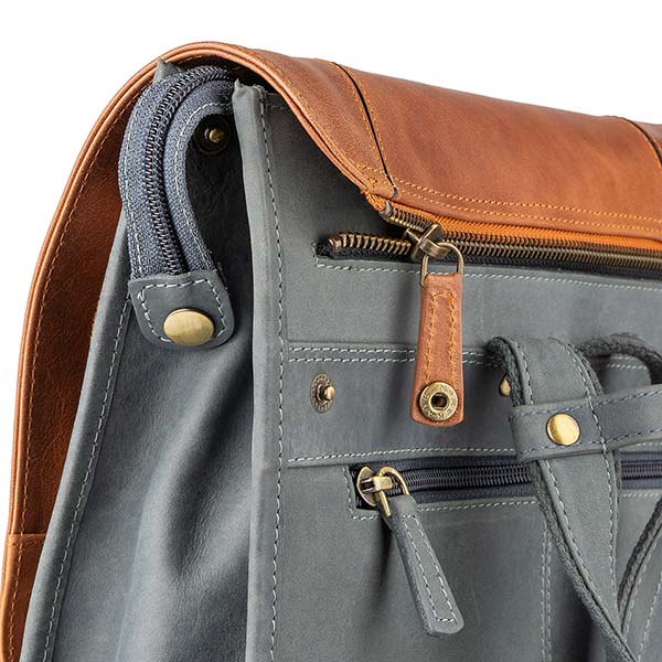 Rucksack Taschenkörper (ohne Klappe), blau IndiWIEDUella / CONTIGO Fairtrade Onlineshop