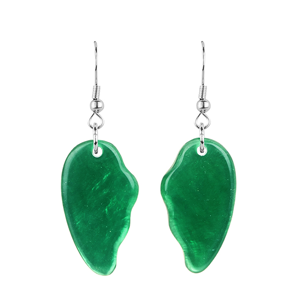 Ohrringe WING seegrün, Capiz Ohrringe WING seegrün, Capiz