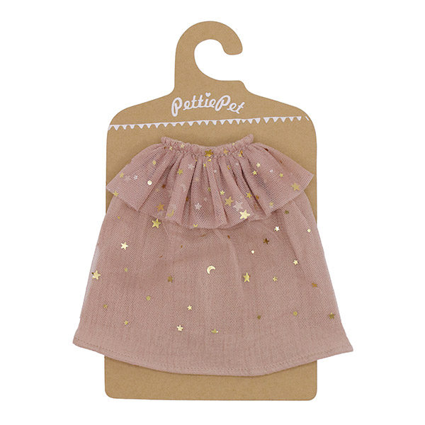 PettiePet Musselin Kleid mit Tüll, puder / CONTIGO Fairtrade Onlineshop