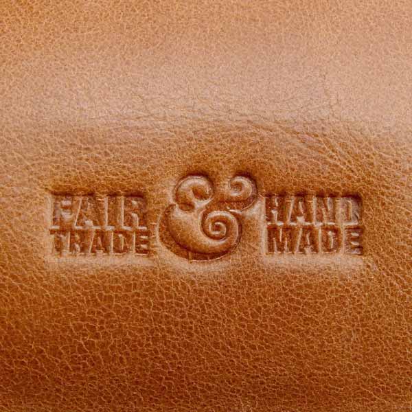 Tasche Vintage-3in1 FOLDOVER S braun, Rindsleder / CONTIGO Fairtrade Onlineshop