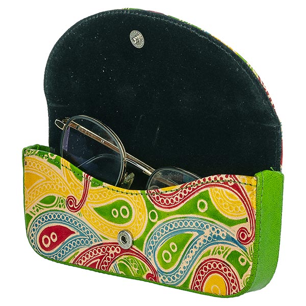 Brillen-Etui flach SIMRAN, Ziegenleder / CONTIGO Fairtrade Onlineshop