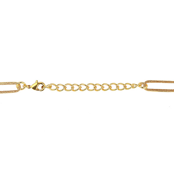 Halskette CHUNKY Bicolor, 22K vergoldet / CONTIGO Fairtrade Onlineshop
