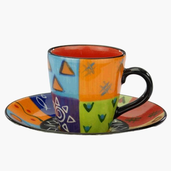 Espressotasse OT/UT MULTICOLOURED E., Keramik kapula