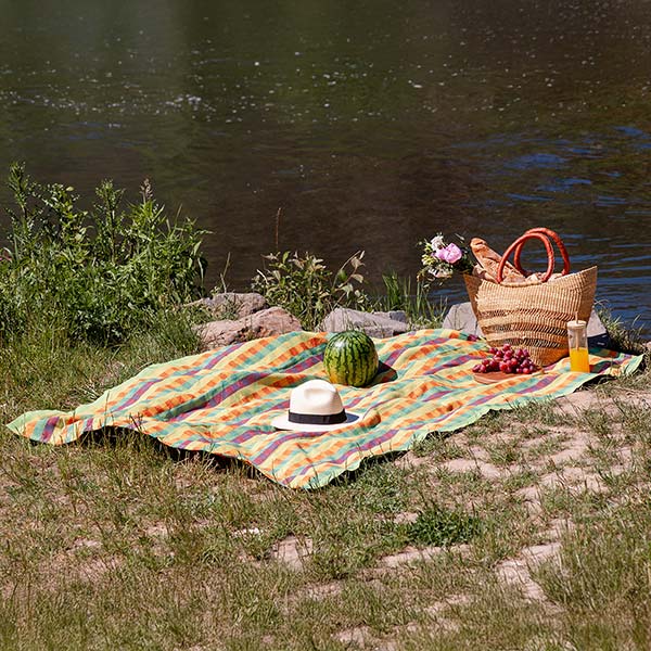 Tischdecke ALEGRIA 200x140cm, Baumwolle (recycelt) / CONTIGO Fairtrade Onlineshop