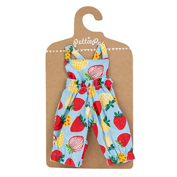 PettiePet Latzhose Erdbeeren / CONTIGO Fairtrade Onlineshop