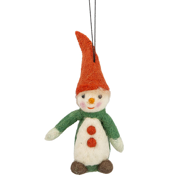 Dekoanhänger WEIHNACHTSWICHTEL (Stückpreis), Wollfilz