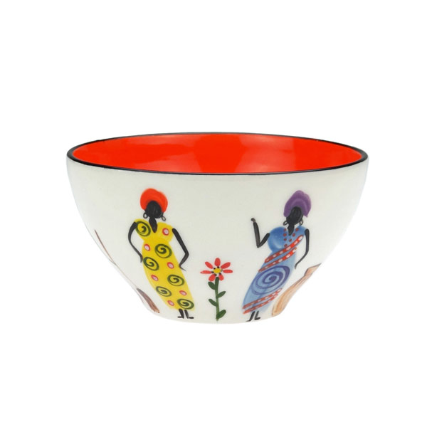 Schale 12cm AFRICAN LADIES Keramik, Kapula / CONTIGO Fairtrade Onlineshop