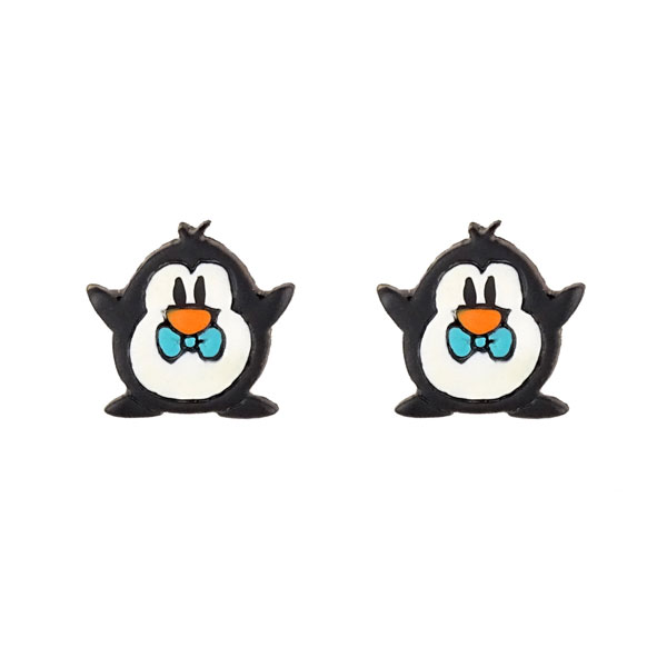 Ohrstecker PINGUIN, Flaschenkürbis