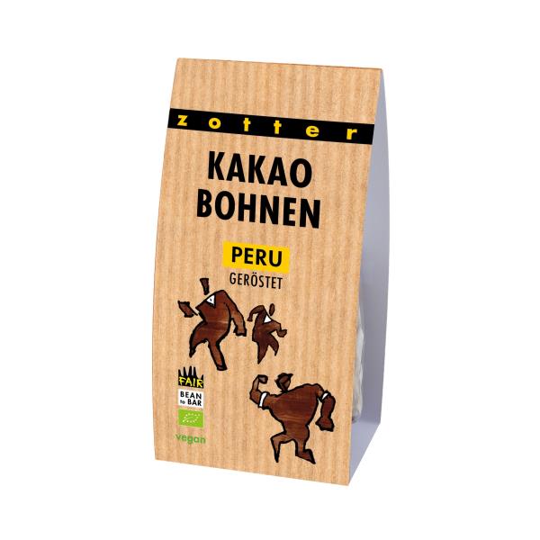 Zotter - Kakaobohnen Peru - geröstet 100g BIO, vegan