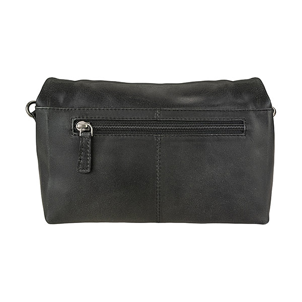 Tasche Vintage-LUNCHbag S schwarz, Rindsleder / CONTIGO Fairtrade Onlineshop