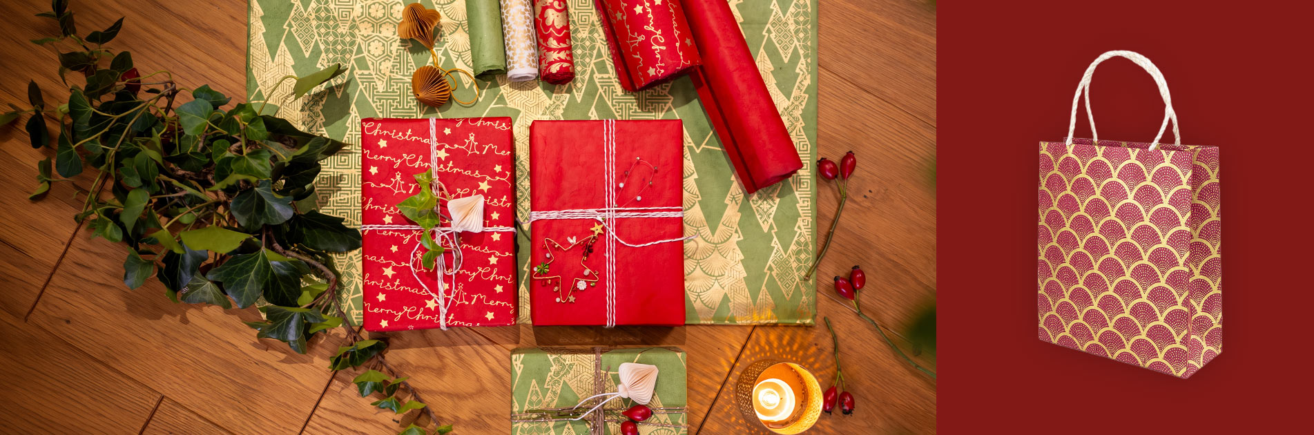 Besondere handgeschöpfte Geschenkverpackung aus Büttenpapier - festliche Geschenktüten von CONTIGO Fairtrade Onlineshop