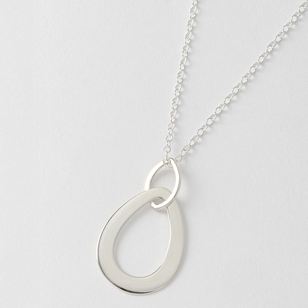Halskette LOOPS, Silber / CONTIGO Fairtrade Onlineshop