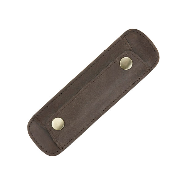 Schulterpolster Stonewash 15,5x4,5cm, Rindsleder