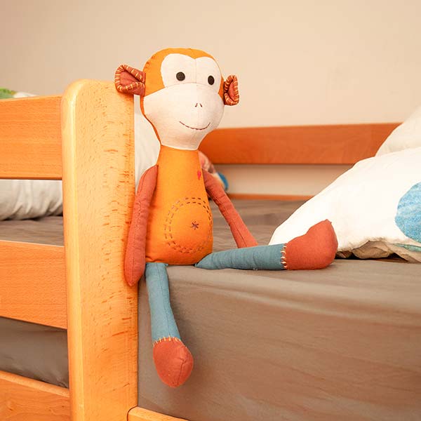 Stofftier Affe ALFI , Baumwolle / CONTIGO Fairtrade Onlineshop