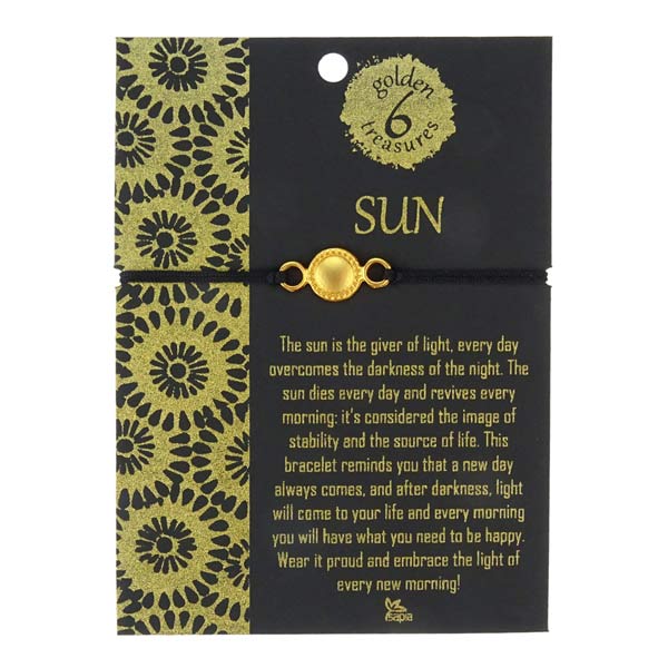 Armband SUN - SONNE, 24 Karat vergoldet Armband SUN - SONNE, 24 Karat vergoldet