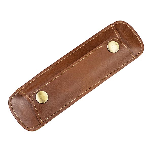 Schulterpolster Vintage 15,5 x 4,5cm braun, Rindsleder Schulterpolster Vintage 15,5 x 4,5cm braun, Rindsleder