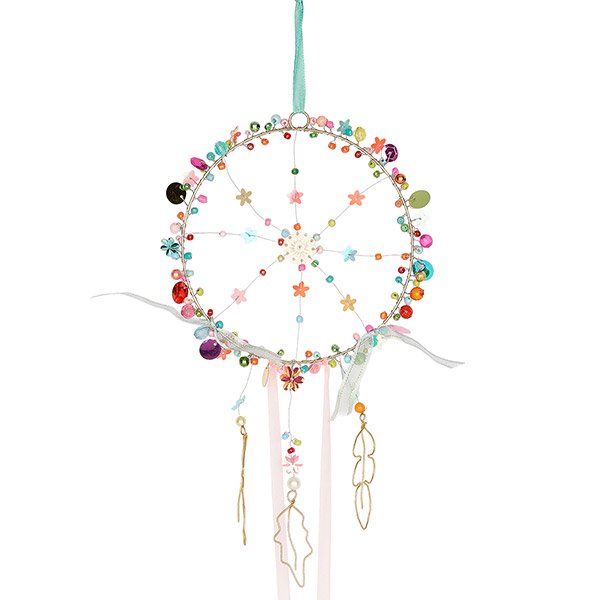 Perlendekoration TRAUMFÄNGER 13cm, multicolor