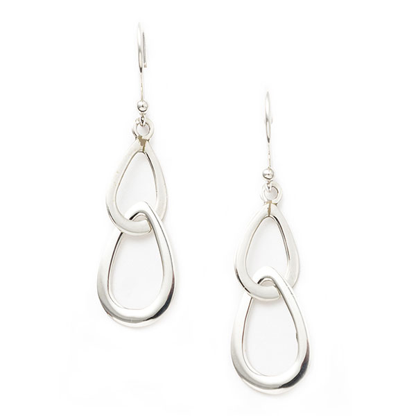 Ohrringe LOOPS, Silber / CONTIGO Fairtrade Onlineshop