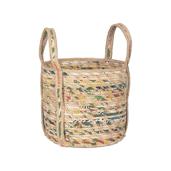 Henkelkorb 26cm COLOURS, Jute