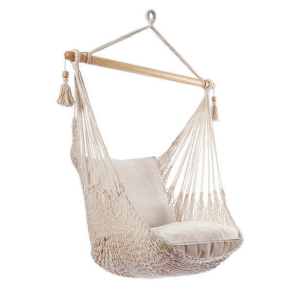 Hängesitz CROCHET Stab: 100cm / CONTIGO Fairtrade Onlineshop