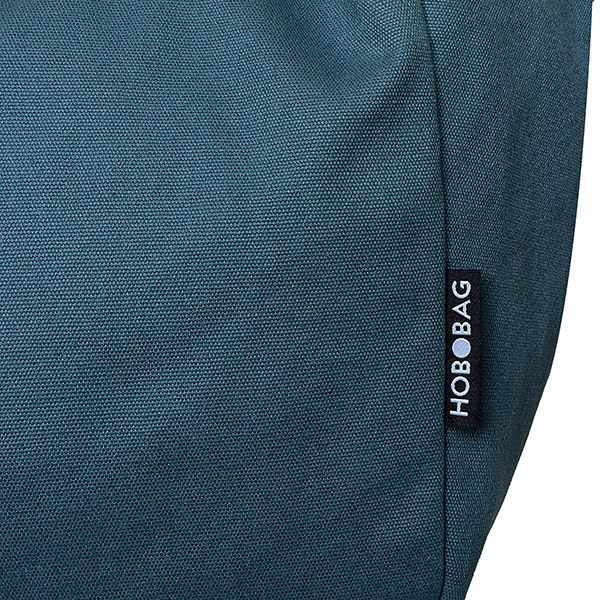 Tasche HOBOBAG, UNI blaugrau, Baumwollcanvas / CONTIGO Fairtrade Onlineshop