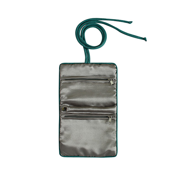 Schmuckrolle RAINBOW, bunt-petrolgrün, Baumwolle / CONTIGO Fairtrade Onlineshop