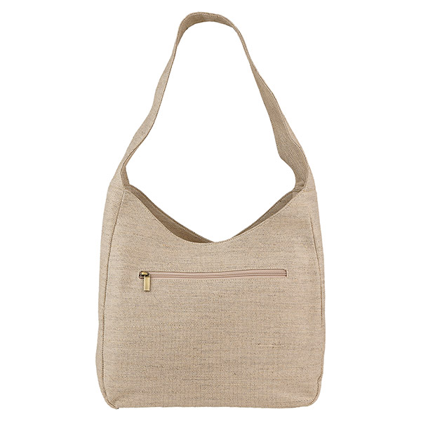 Schultertasche CARIE Hanf-Canvas, natur / CONTIGO Fairtrade Onlineshop