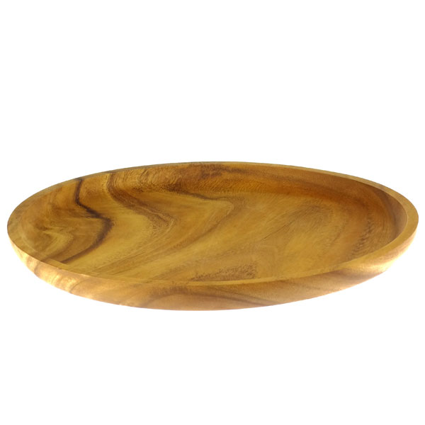 Teller RUSTIC 30cm, Acaciaholz / CONTIGO Fairtrade Onlineshop