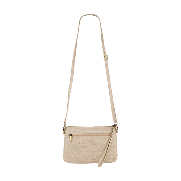 Tasche FESTIVAL Hanf-Canvas, natur / CONTIGO Fairtrade Onlineshop