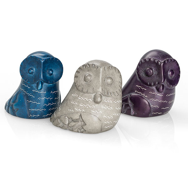 Eule SELMA 8cm (Stückpreis), Speckstein Eule SELMA 8cm (Stückpreis), Speckstein