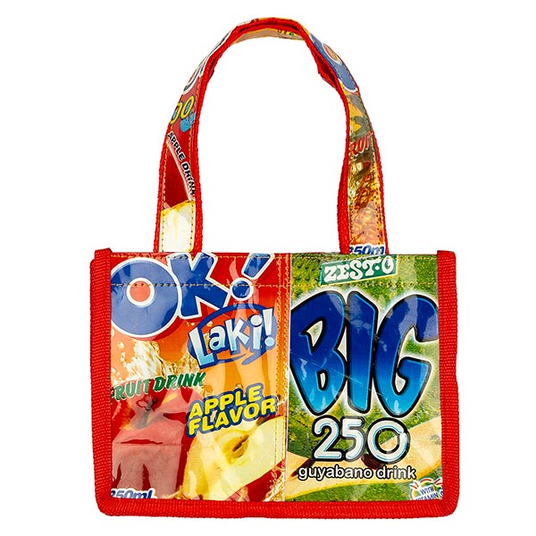 Saftpack UPCYCLING Minitasche, bunt / CONTIGO Fairtrade Onlineshop