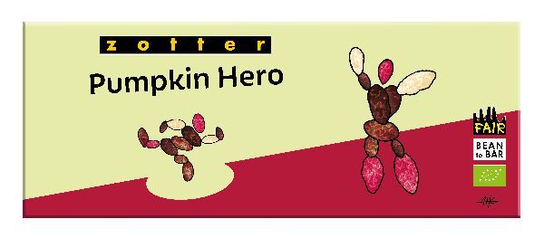 Zotter Genüsse - Pumpkin Hero 70g  BIO / CONTIGO Fairtrade Onlineshop