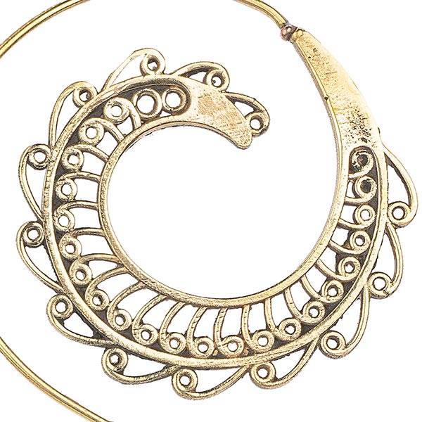 -37% Ohrringe Spirale, spiralenförmig, Messing SONDERPREIS / CONTIGO Fairtrade Onlineshop