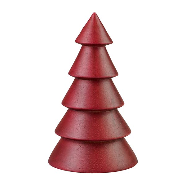 Weihnachtsdeko Tanne 13cm berry, Acaciaholz