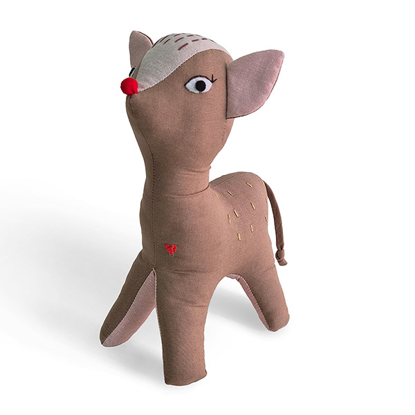 Stofftier Reh LOTTA, Baumwolle